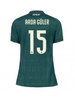 Ženski Nogometna dresi replika Real Madrid Arda Guler #15 Gostujoči 2026-27 Kratek rokav Ženski Nogometna dresi replika Real Madrid Arda Guler #15 Gostujoči 2026-27 Kratek rokav